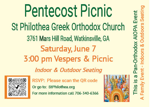 THE PENTECOST PICNIC June 7
